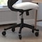 Flash Furniture White Mesh Mid-Back Task Chair with Roller Wheels BL-X-5M-WH-RLB-GG - alternate 5